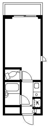 新中野駅 徒歩5分 1階の物件間取画像